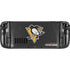 NHL Pittsburgh Penguins Distressed Steam Deck Handheld Gaming Computer Skin